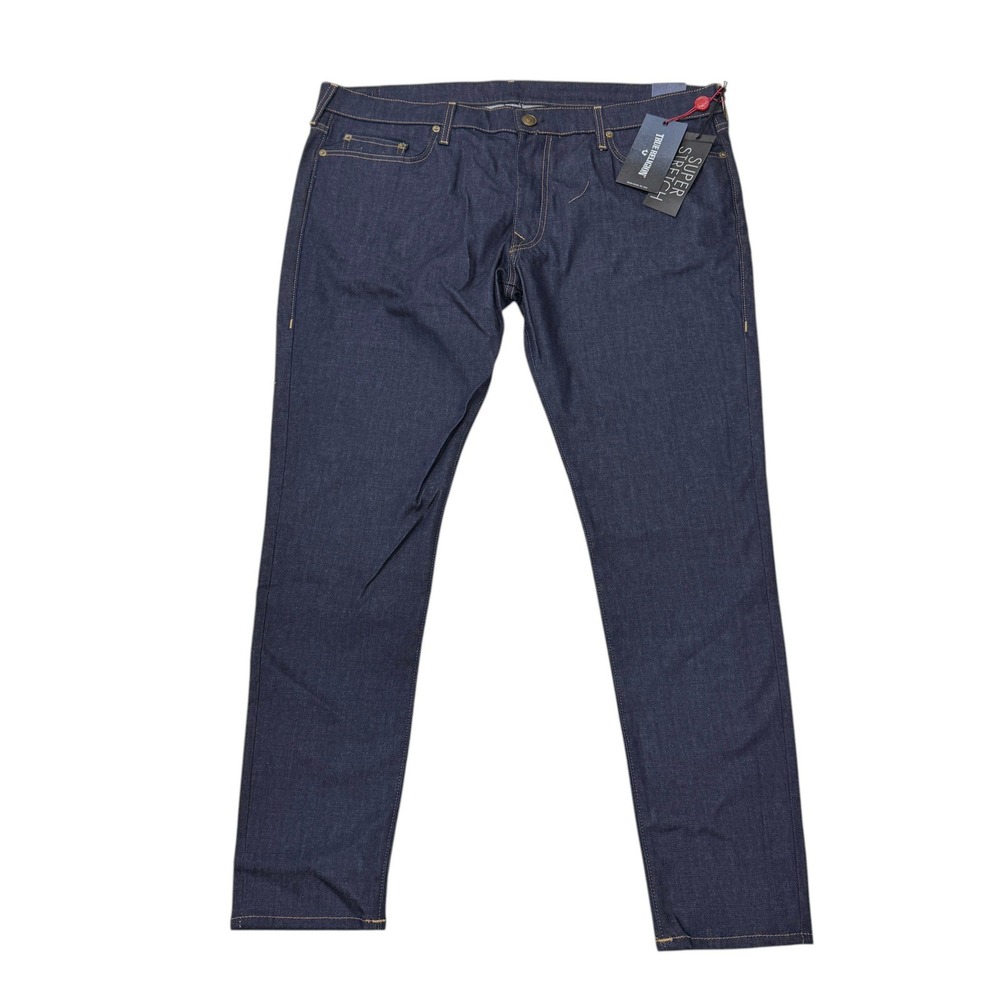 True Religion Tony Skinny Mens Jeans 44 x 32 Indigo Blue Super Stretch Denim NWT